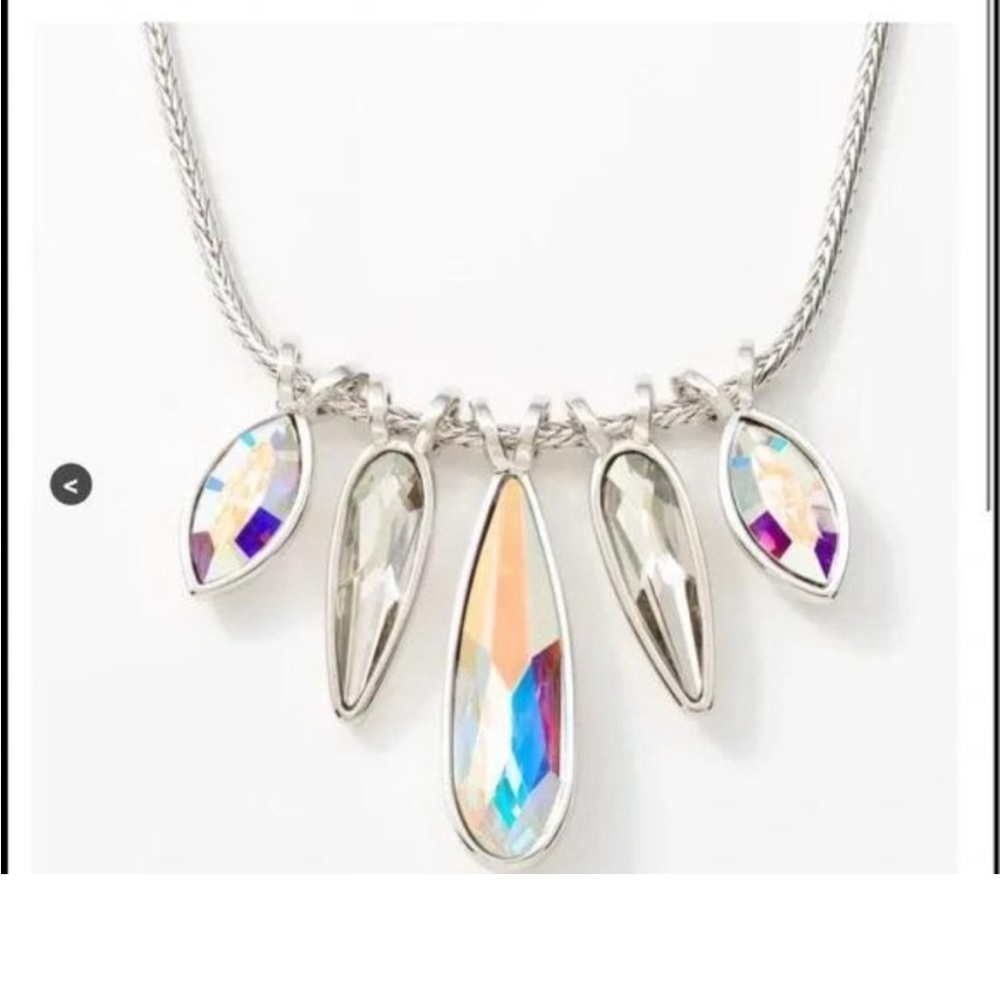 Price Reduced! Touchstone Crystal Swarovski. Time to Change Necklace NIB.